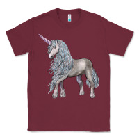 Burgundy Unicorn Classic Tee - LillyAllenDesigns