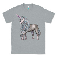 Heather Grey Unicorn Classic Tee - LillyAllenDesigns