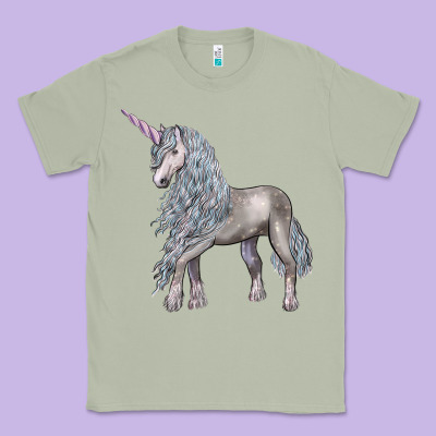 Unicorn Classic Tee Designed By Lillyallendesigns