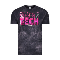 Cloud Black Breast Cancer Facility Tech Vintage Tee - texasbilliewilder