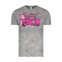 Cloud Rock Breast Cancer Facility Tech Vintage Tee - texasbilliewilder