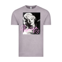 Vintage Zinc monroe black and white pink handwriting t shirt Vintage Tee - artisFamous