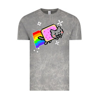 Cloud Rock nyan cat t shirt Vintage Tee - artisFamous