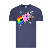 Vintage Denim nyan cat t shirt Vintage Tee - artisFamous