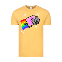Vintage Mustard nyan cat t shirt Vintage Tee - artisFamous