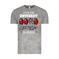 Cloud Rock a.mong us it's o.kay to be different autism awareness t shirt Vintage Tee - artisFamous