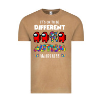 Vintage Camel a.mong us it's o.kay to be different autism awareness t shirt Vintage Tee - artisFamous