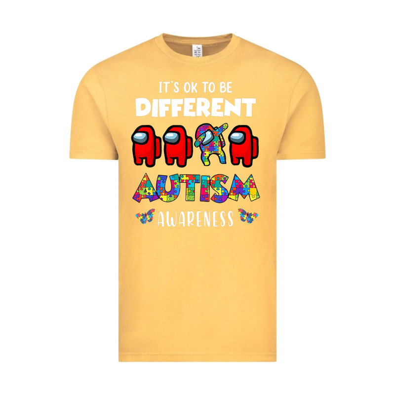 A.mong Us It's O.kay To Be Different Autism Awareness T Shirt Vintage Tee by artisFamous | Teevron