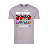 Vintage Zinc a.mong us it's o.kay to be different autism awareness t shirt Vintage Tee - artisFamous