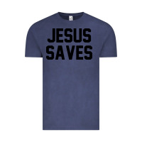 Vintage Denim jesus saves christian faith trust in god lord christ Vintage Tee - artisFamous