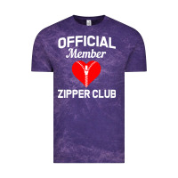 Cloud Purple open heart surgery zipper club bypass get well recovery gift Vintage Tee - artisFamous