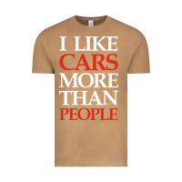 Vintage Camel I LIKE CARS MORE THAN PEOPLE Vintage Tee - artisFamous