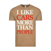 Vintage Coffee I LIKE CARS MORE THAN PEOPLE Vintage Tee - artisFamous
