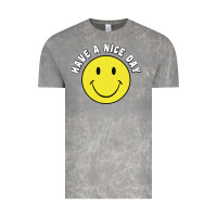 Cloud Rock retro   have a nice day   smile happy face Vintage Tee - artisFamous