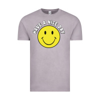 Vintage Zinc retro   have a nice day   smile happy face Vintage Tee - artisFamous