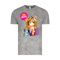Cloud Rock bluey mom dad funny queen for family lover t shirt Vintage Tee - artisFamous