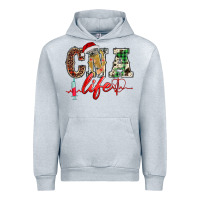 Heather Grey christmas certified nurse  assistant life Urban Hoodie - BarkalooDesign