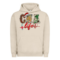 Pigment French Oak christmas certified nurse  assistant life Urban Hoodie - BarkalooDesign