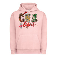 Pigment Salmon christmas certified nurse  assistant life Urban Hoodie - BarkalooDesign