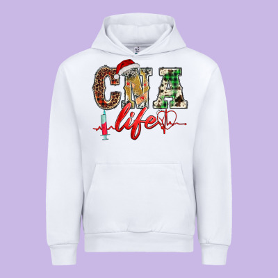 Christmas Certified Nurse  Assistant Life Urban Hoodie Designed By Barkaloodesign