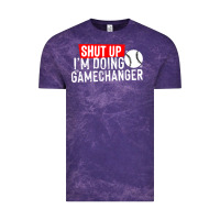Cloud Purple shut up i'm doing game changer baseball Vintage Tee - artisFamous