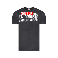 Vintage Black shut up i'm doing game changer baseball Vintage Tee - artisFamous