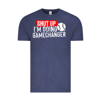 Vintage Denim shut up i'm doing game changer baseball Vintage Tee - artisFamous