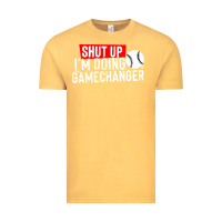Vintage Mustard shut up i'm doing game changer baseball Vintage Tee - artisFamous