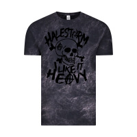 Cloud Black Skull I like It Heovy Halestorm Vintage Tee - artisFamous