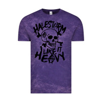 Cloud Purple Skull I like It Heovy Halestorm Vintage Tee - artisFamous