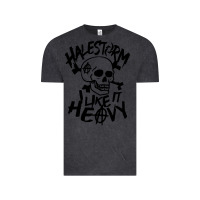 Vintage Black Skull I like It Heovy Halestorm Vintage Tee - artisFamous