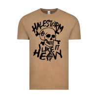 Vintage Coffee Skull I like It Heovy Halestorm Vintage Tee - artisFamous