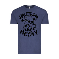 Vintage Denim Skull I like It Heovy Halestorm Vintage Tee - artisFamous