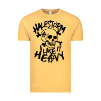 Vintage Mustard Skull I like It Heovy Halestorm Vintage Tee - artisFamous