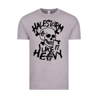 Vintage Zinc Skull I like It Heovy Halestorm Vintage Tee - artisFamous