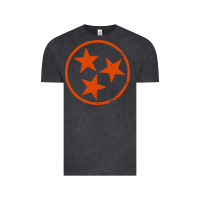 Vintage Black tennessee flag vintage grunge distressed graphic Vintage Tee - artisFamous