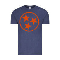 Vintage Denim tennessee flag vintage grunge distressed graphic Vintage Tee - artisFamous