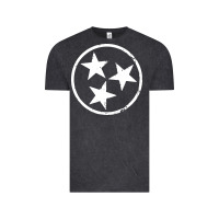 Vintage Black tennessee flag vintage grunge distressed graphic Vintage Tee - artisFamous