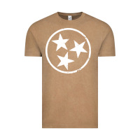 Vintage Coffee tennessee flag vintage grunge distressed graphic Vintage Tee - artisFamous
