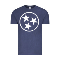 Vintage Denim tennessee flag vintage grunge distressed graphic Vintage Tee - artisFamous