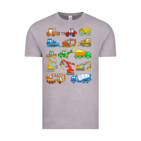 Vintage Zinc construction excavator shirt for boys girls men and women t shirt Vintage Tee - artisFamous