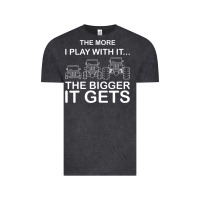 Cool The More I Play With It...the Bigger It Gets Men Women T Shirt Vintage Tee | Teevron