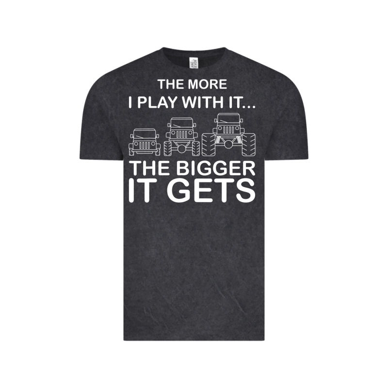 Cool The More I Play With It...the Bigger It Gets Men Women T Shirt Vintage Tee by artisFamous | Teevron