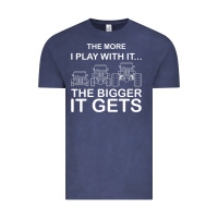 Vintage Denim cool the more i play with it...the bigger it gets men women t shirt Vintage Tee - artisFamous