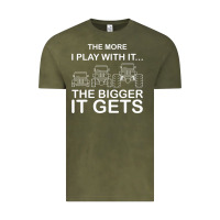 Vintage Olive cool the more i play with it...the bigger it gets men women t shirt Vintage Tee - artisFamous