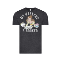Vintage Black beauty and the beast belle my weekend is booked t shirt Vintage Tee - artisFamous