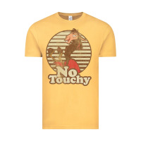 Vintage Mustard emperor's new groove kuzco llama no touchy t shirt t shirt Vintage Tee - artisFamous