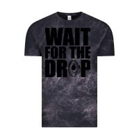 Cloud Black wait for the drop i dubstep bass subwoofer dance music Vintage Tee - artisFamous