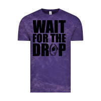 Cloud Purple wait for the drop i dubstep bass subwoofer dance music Vintage Tee - artisFamous