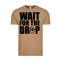 Vintage Coffee wait for the drop i dubstep bass subwoofer dance music Vintage Tee - artisFamous